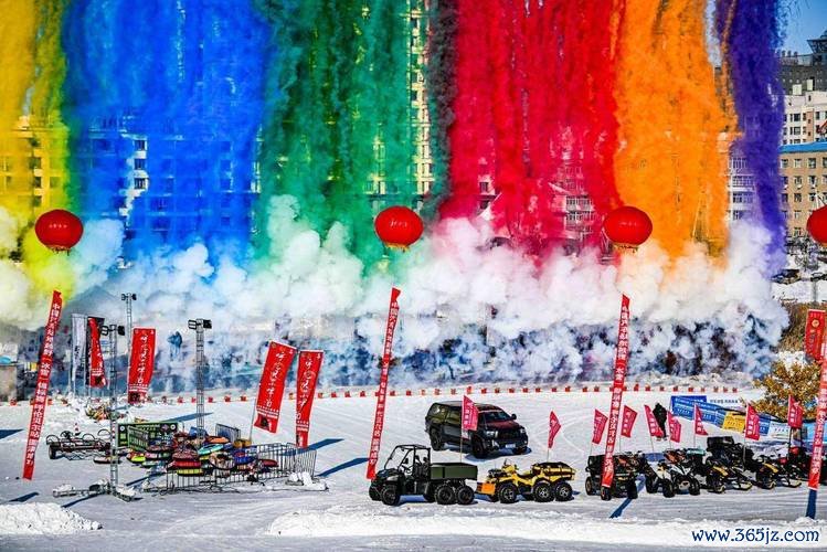 2025中国汽车场地越野锦标赛呼伦贝尔冰雪赛开幕